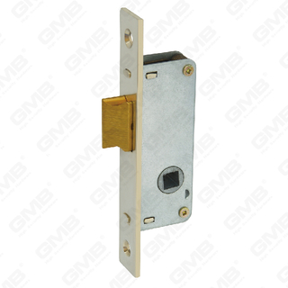 Cerradura de puerta de aluminio de alta seguridad Cerradura estrecha Cuerpo de cerradura de orificio de WC (1220L)