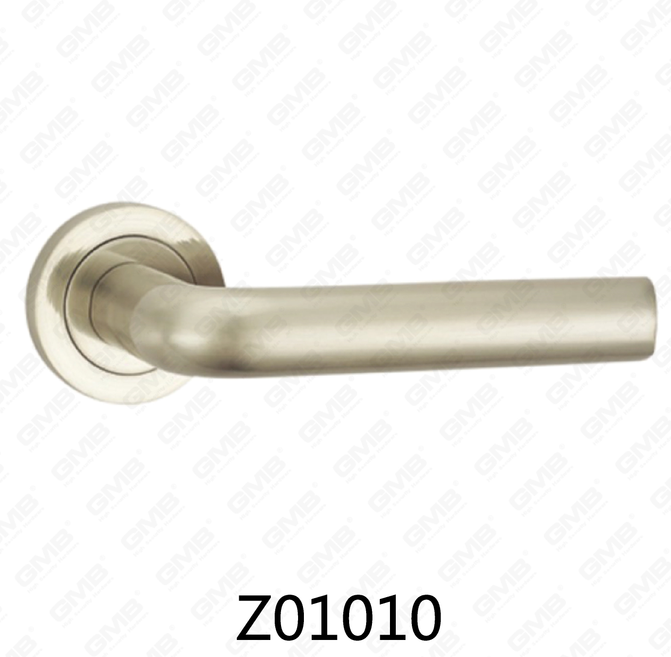 Asa de puerta de roseta de aluminio de aleación de zinc Zamak con roseta redonda (Z01010)