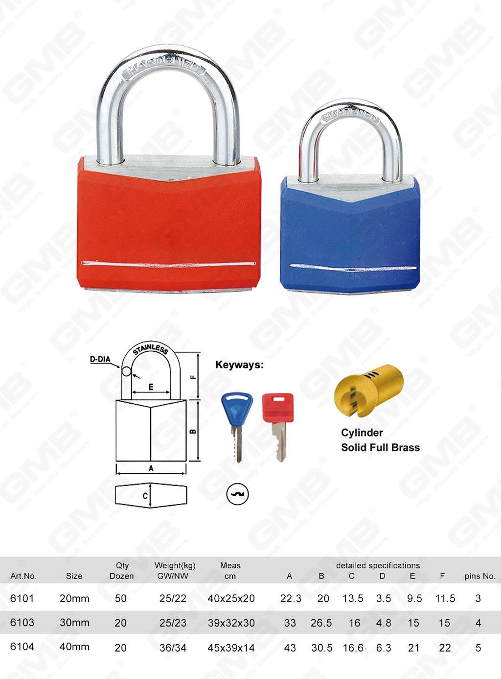 挂锁 网站 图 3_ 【610】 Aluminio Rombic Cadlock-58
