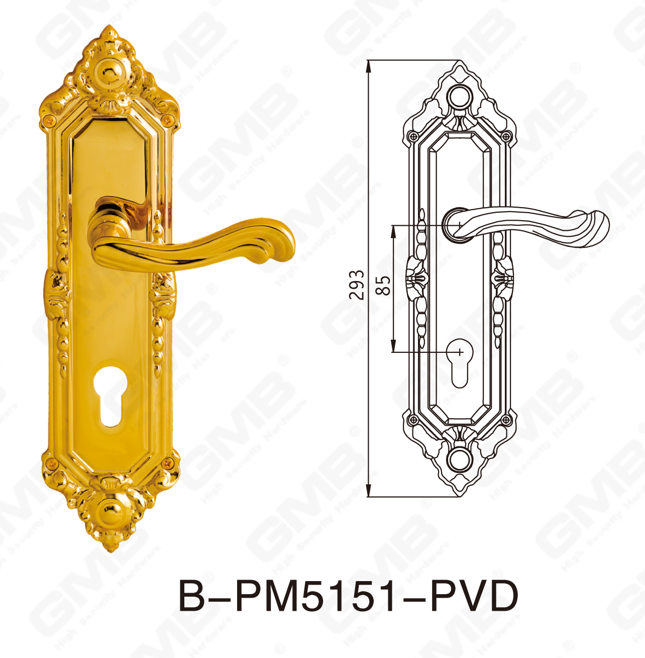 06 Brass Handle_B-PM5151-PVD-32