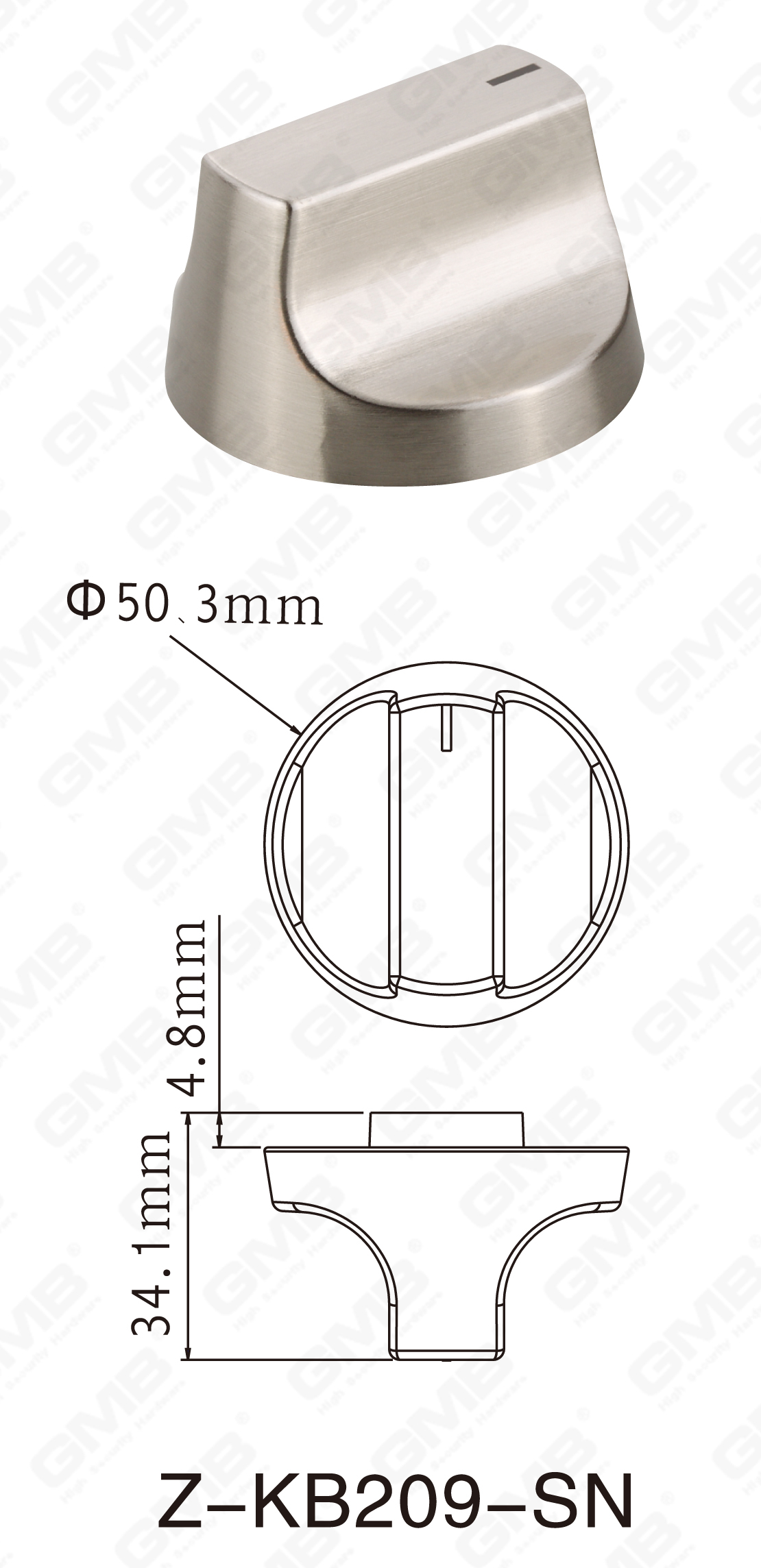 06 Mango de lat&oacute;n _Z-KB209-SN-92
