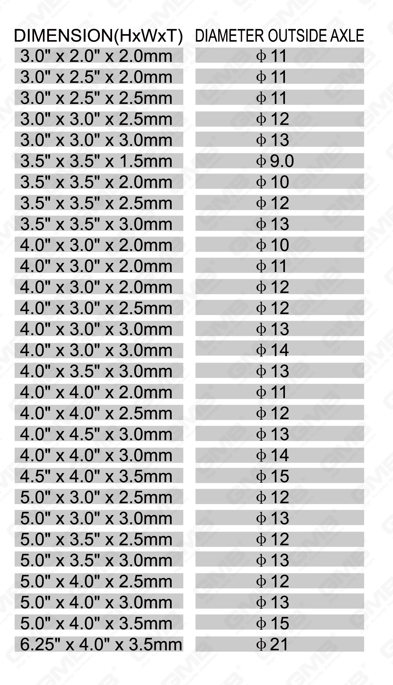 Stainless Steel Hinge Series_LDL-107-21