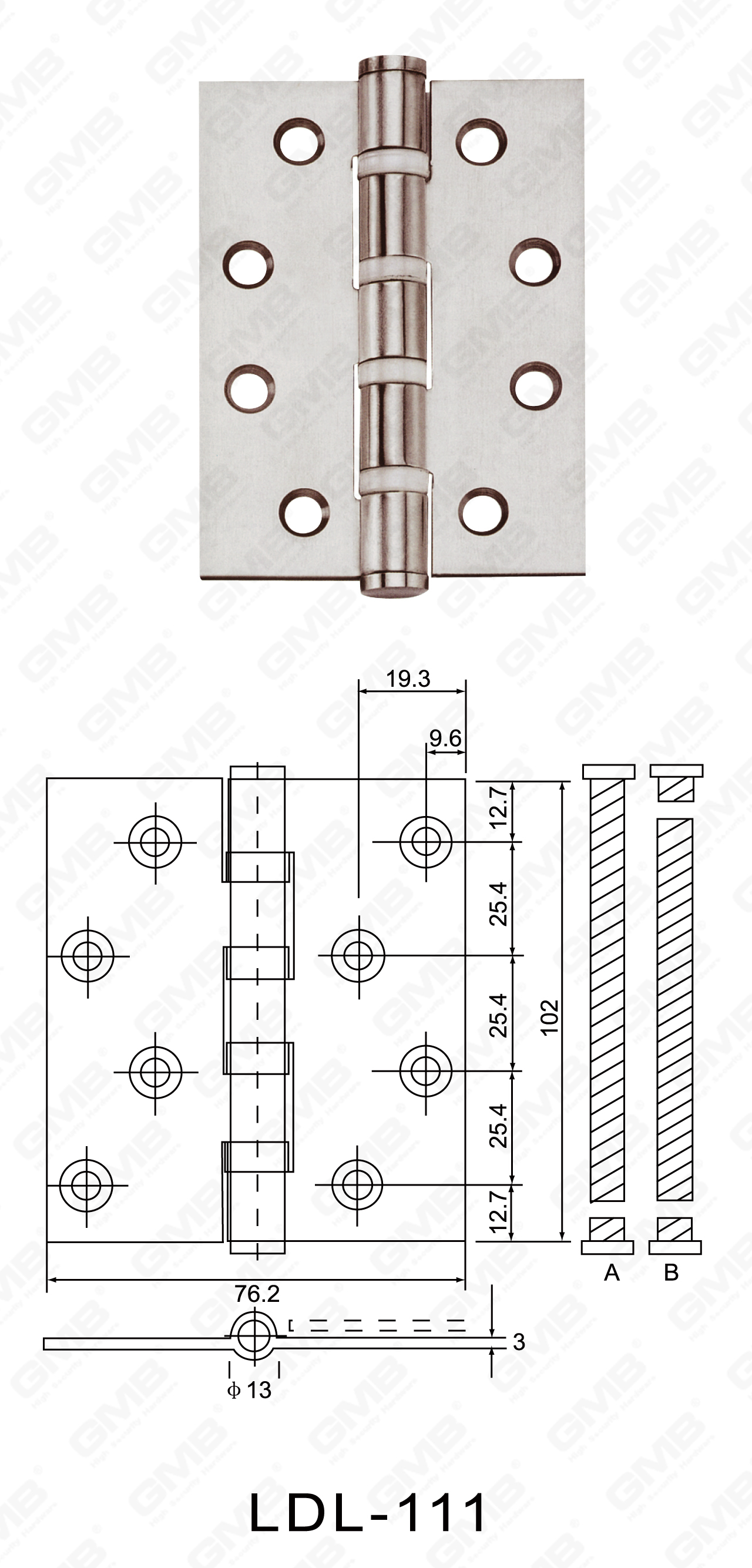 Stainless Steel Hinge Series_LDL-111-31