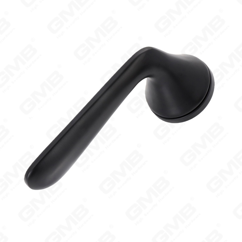 Nueva decoración moderna de la casa manija de puerta de aluminio en roseta redonda