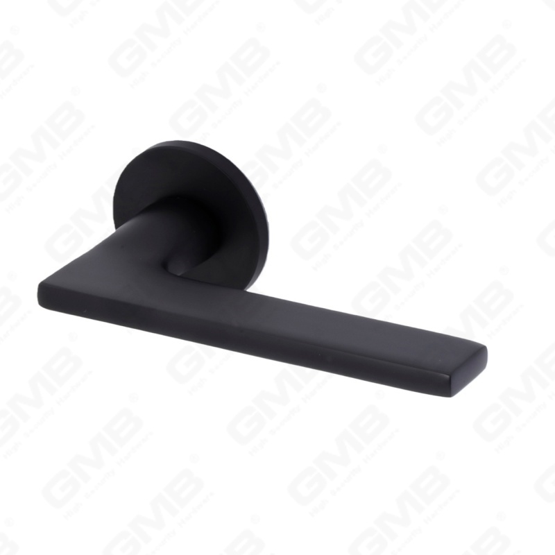 Nueva decoración moderna de la casa manija de puerta de aluminio en roseta redonda