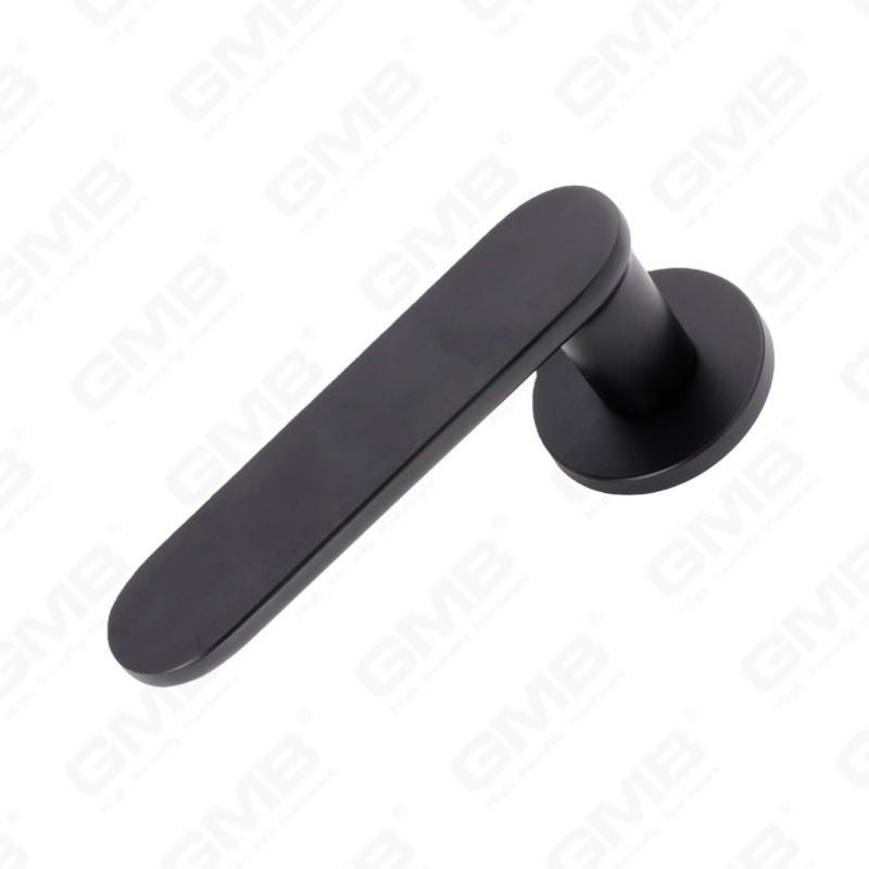 Nueva decoración moderna de la casa manija de puerta de aluminio en roseta redonda