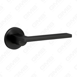 Nueva decoración moderna de la casa manija de puerta de aluminio en roseta redonda