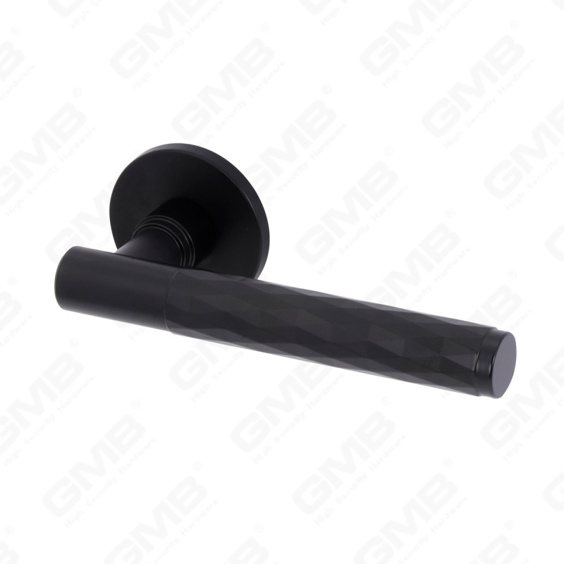 Nueva decoración moderna de la casa manija de puerta de aluminio en roseta redonda