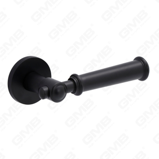 Nueva decoración moderna de la casa manija de puerta de aluminio en roseta redonda