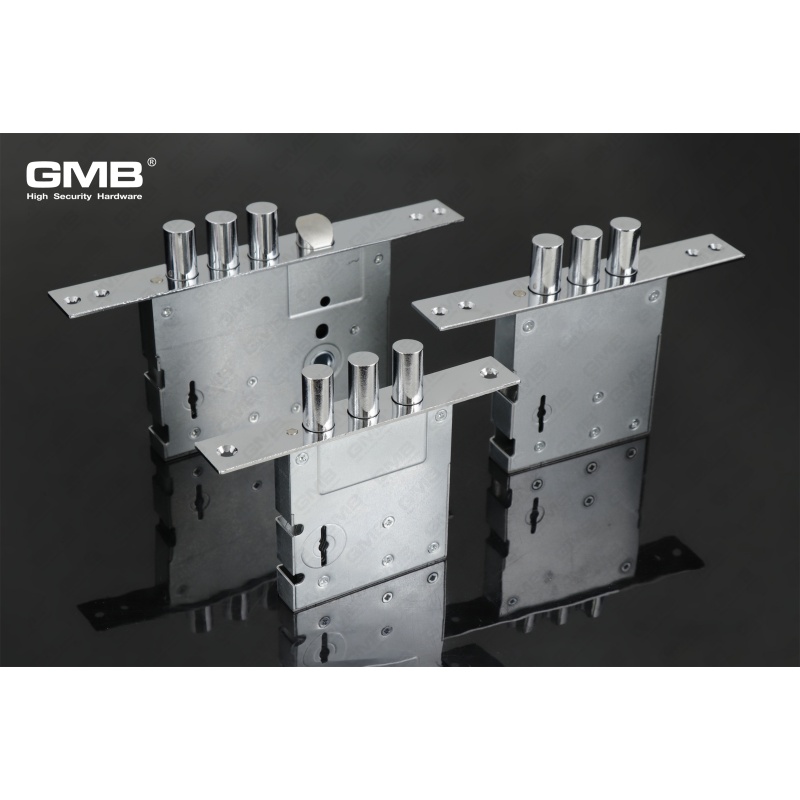 Cerradura de puerta de alta seguridad, cuerpo de cerradura resistente, cerradura de puerta de embutir de puerta exterior (817)