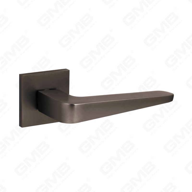 Nueva decoración moderna de la casa manija de puerta de aluminio en roseta redonda