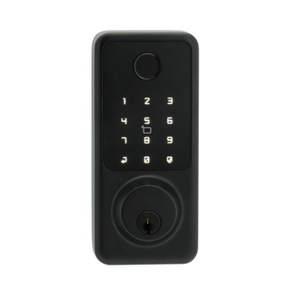 Entrada de llave impermeable estándar estadounidense Tuya/TT Wireless Digital Password Hinglet MF Tarjeta Smart Door Lock (A027)