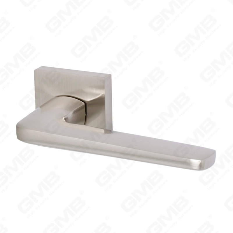 Nueva decoración moderna de la casa manija de puerta de aluminio en roseta redonda