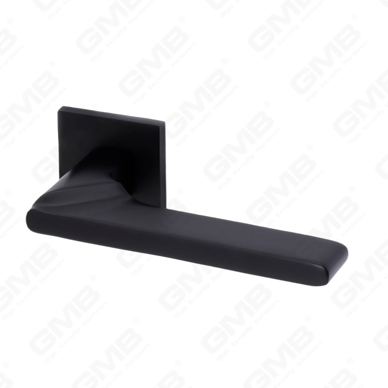 Nueva decoración moderna de la casa manija de puerta de aluminio en roseta redonda