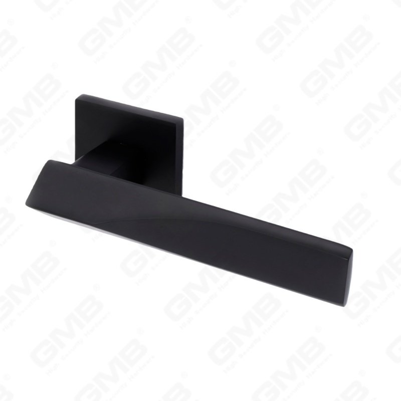 Nueva decoración moderna de la casa manija de puerta de aluminio en roseta redonda