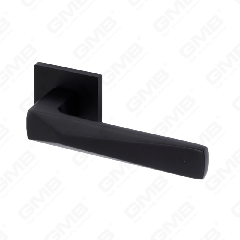 Nueva decoración moderna de la casa manija de puerta de aluminio en roseta redonda