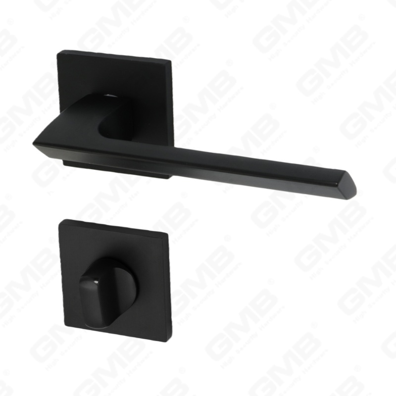 Nueva decoración moderna de la casa manija de puerta de aluminio en roseta redonda