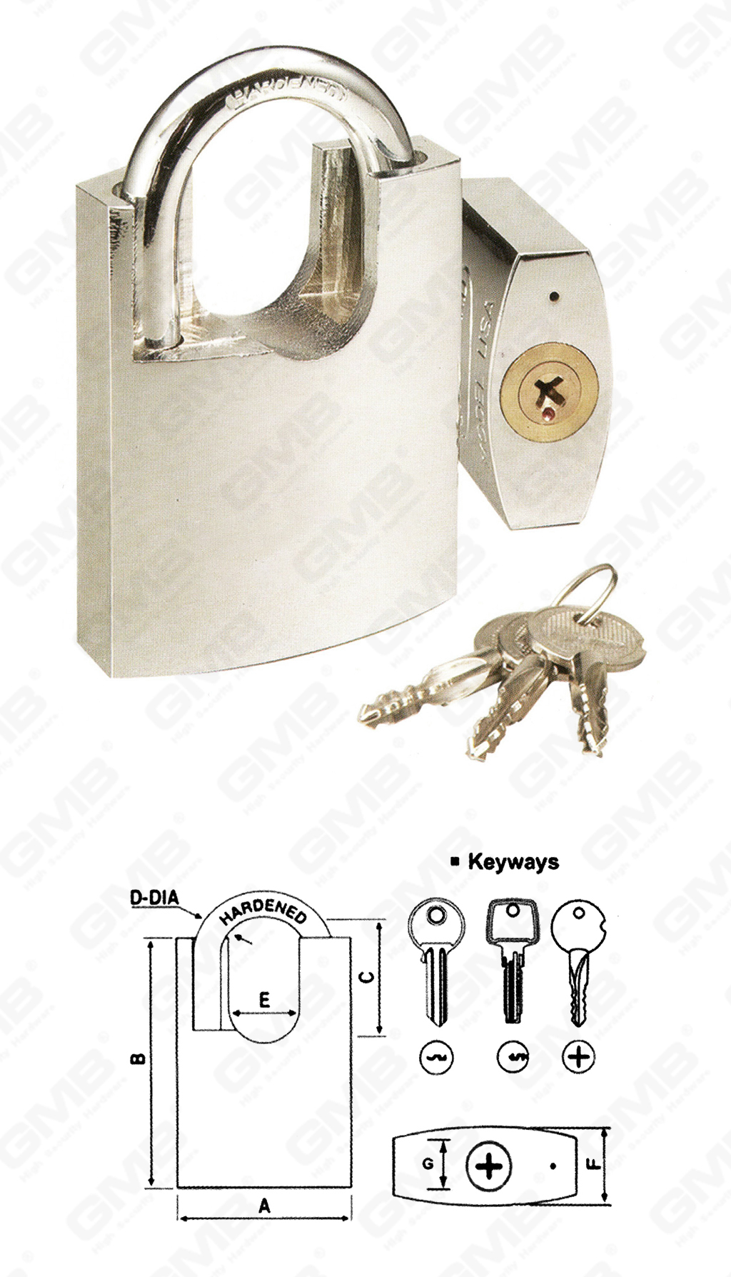 挂锁 网站 图 1_ 【033】 Coj&iacute;n de hierro protegido de Shackle-74