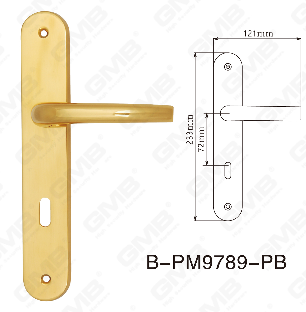 06 Brass Handle_B-PM9789-PB-58