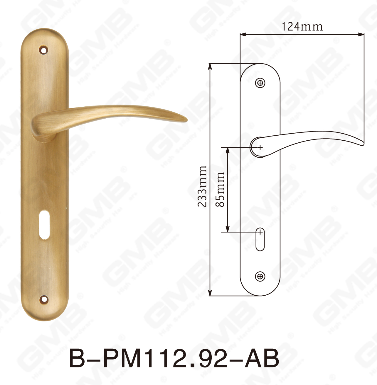 06 Brass Handle_B-PM112.92-AB-10
