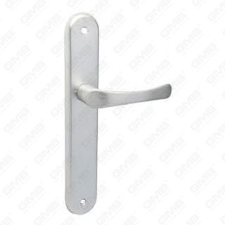 Tirador de puerta de aluminio oxigenado en placa Tirador de puerta de placa (252)