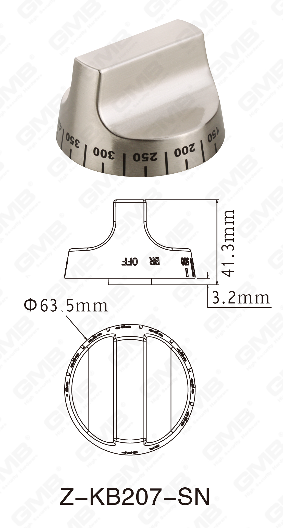 06 Mango de lat&oacute;n _Z-KB207-CP-88