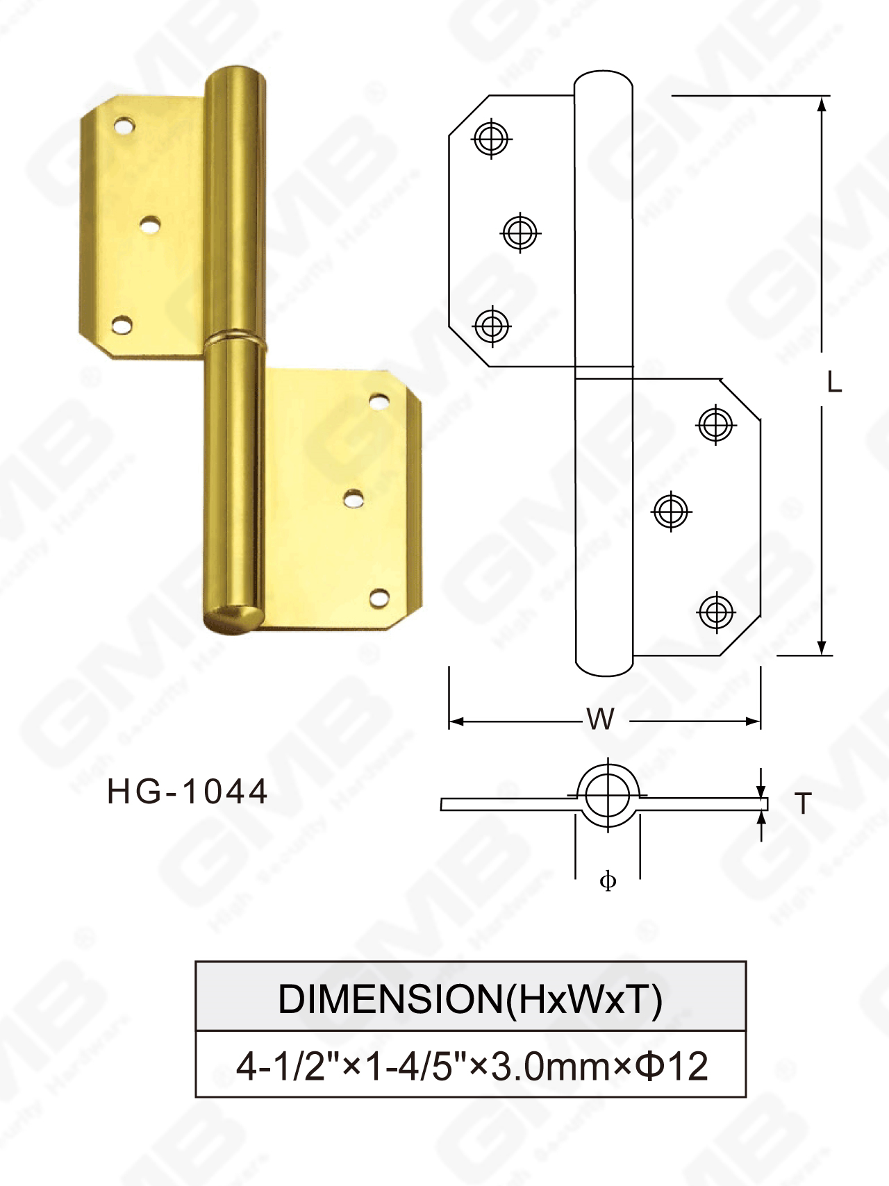 Serie de bisagras de lat&oacute;n_HG-1044-85
