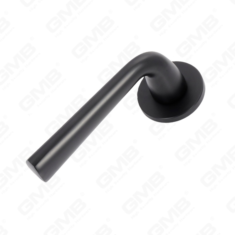 Nueva decoración moderna de la casa manija de puerta de aluminio en roseta redonda