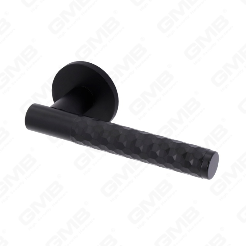 Nueva decoración moderna de la casa manija de puerta de aluminio en roseta redonda