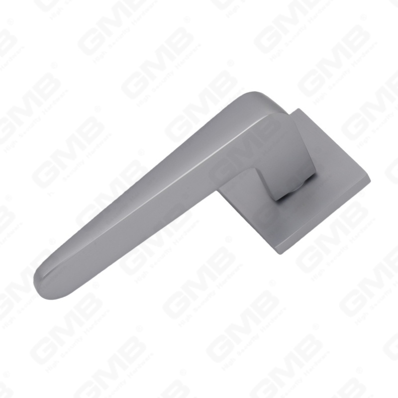 Nueva decoración moderna de la casa manija de puerta de aluminio en roseta redonda