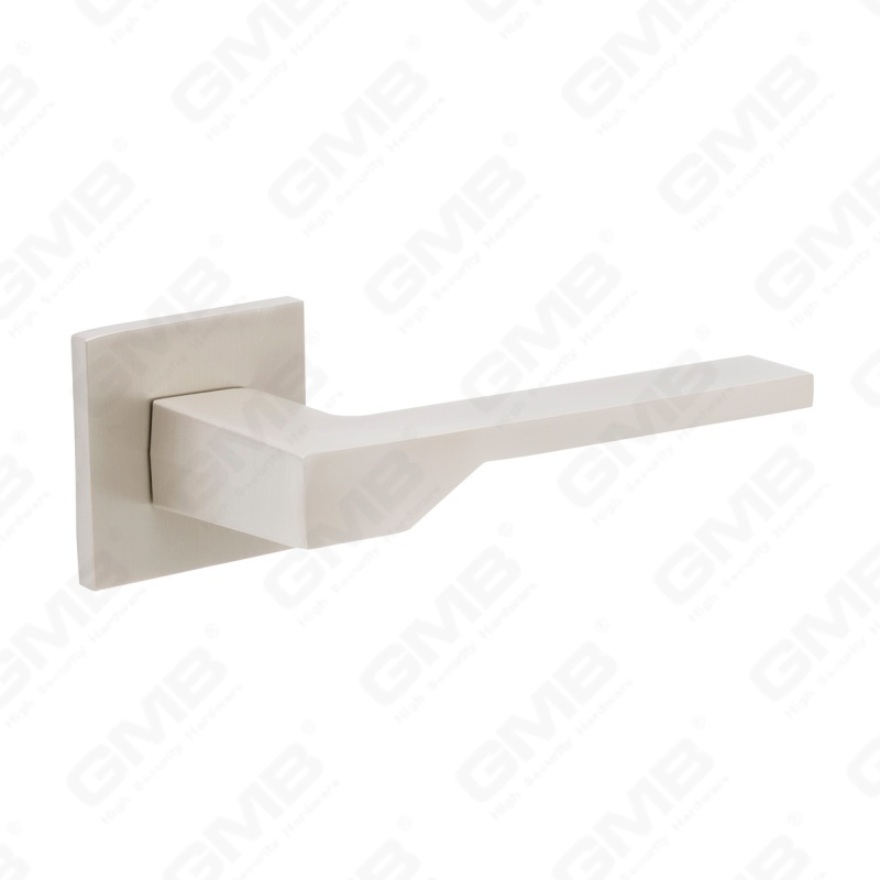 Nueva decoración moderna de la casa manija de puerta de aluminio en roseta redonda