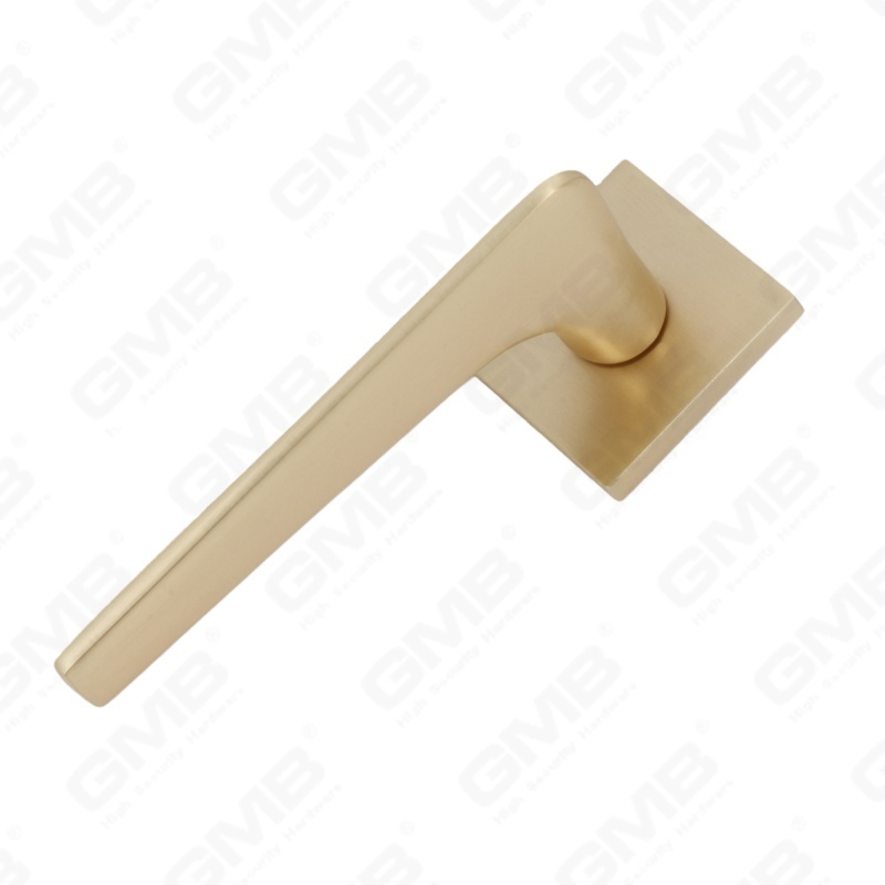 Nueva decoración moderna de la casa manija de puerta de aluminio en roseta redonda