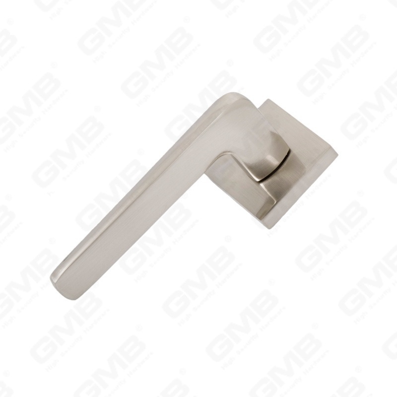 Nueva decoración moderna de la casa manija de puerta de aluminio en roseta redonda