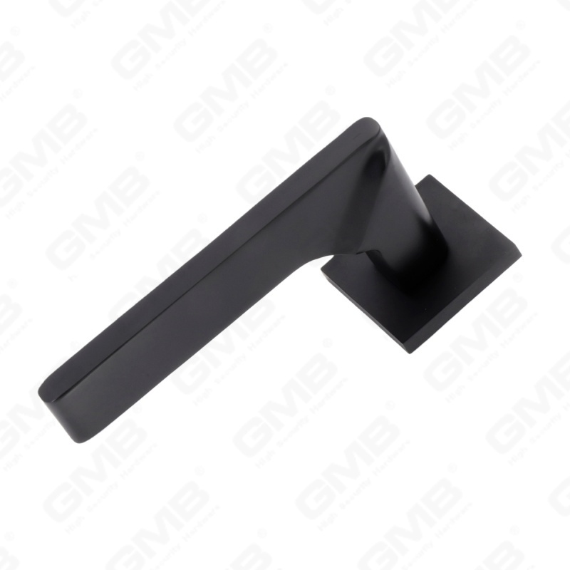 Nueva decoración moderna de la casa manija de puerta de aluminio en roseta redonda