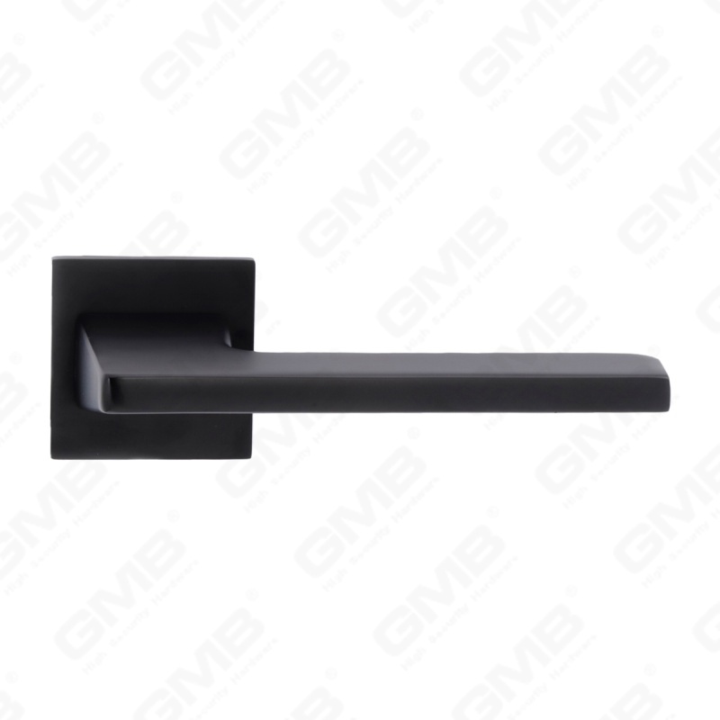 Nueva decoración moderna de la casa manija de puerta de aluminio en roseta redonda