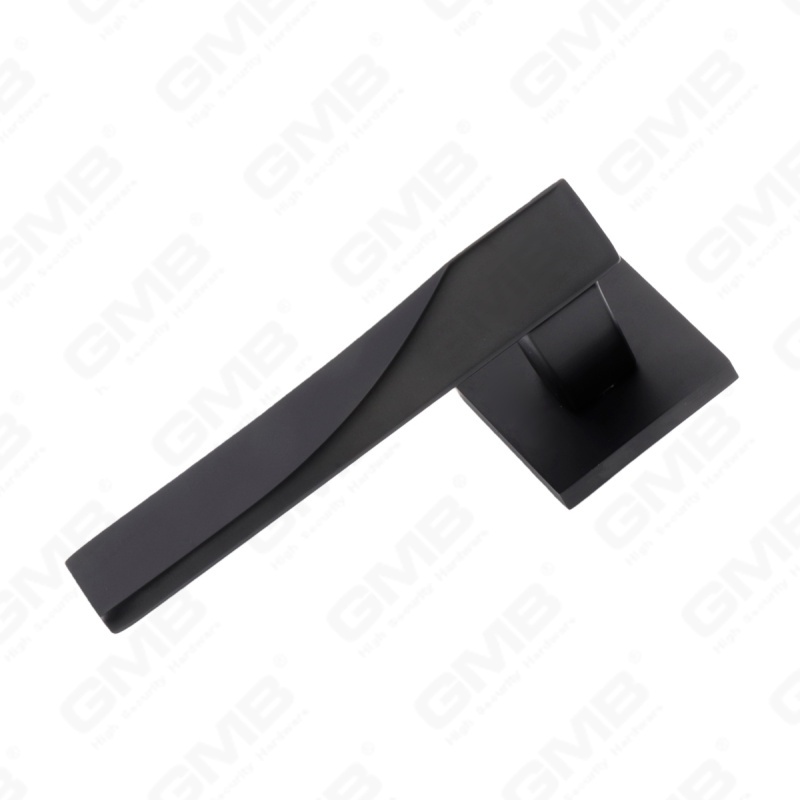 Nueva decoración moderna de la casa manija de puerta de aluminio en roseta redonda