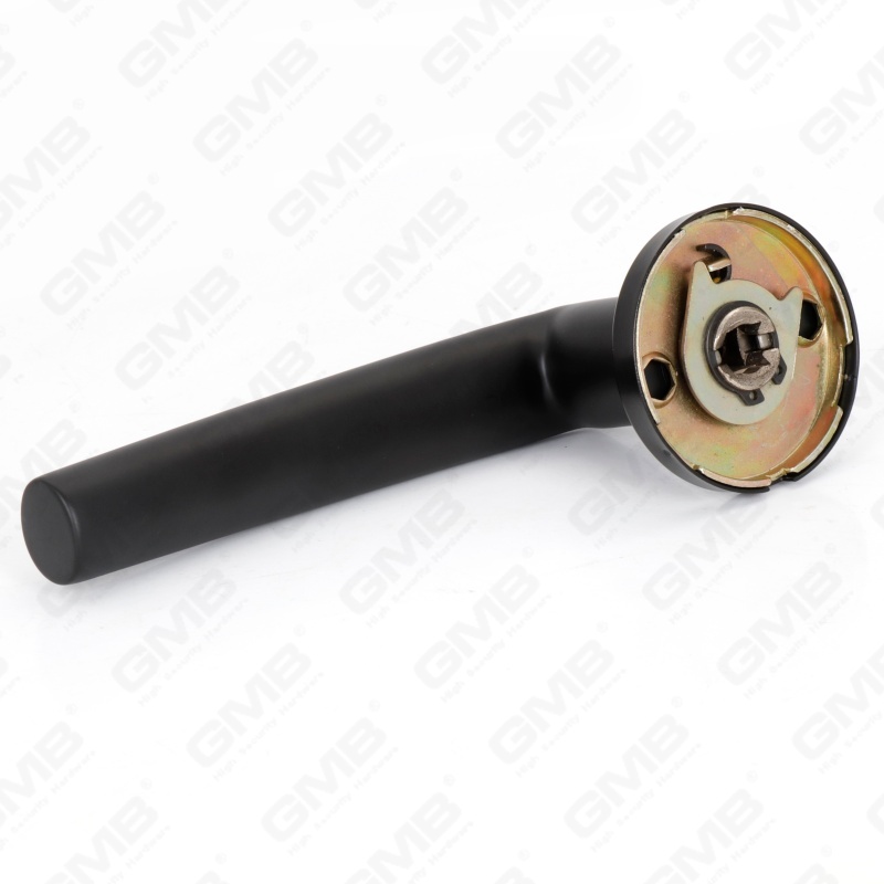 Alta calidad BS En1906 Grado 4 SUS304 Manija de palanca de puerta interior de rosa redonda de entrada de acero inoxidable (LHT015)