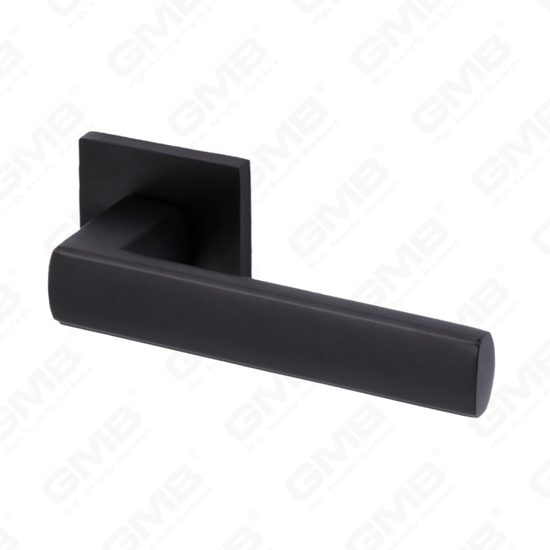 Nueva decoración moderna de la casa manija de puerta de aluminio en roseta redonda