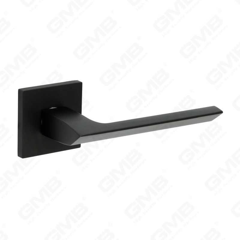 Nueva decoración moderna de la casa manija de puerta de aluminio en roseta redonda