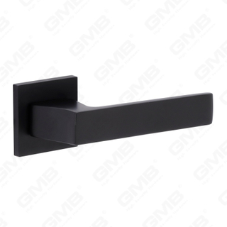 Nueva decoración moderna de la casa manija de puerta de aluminio en roseta redonda