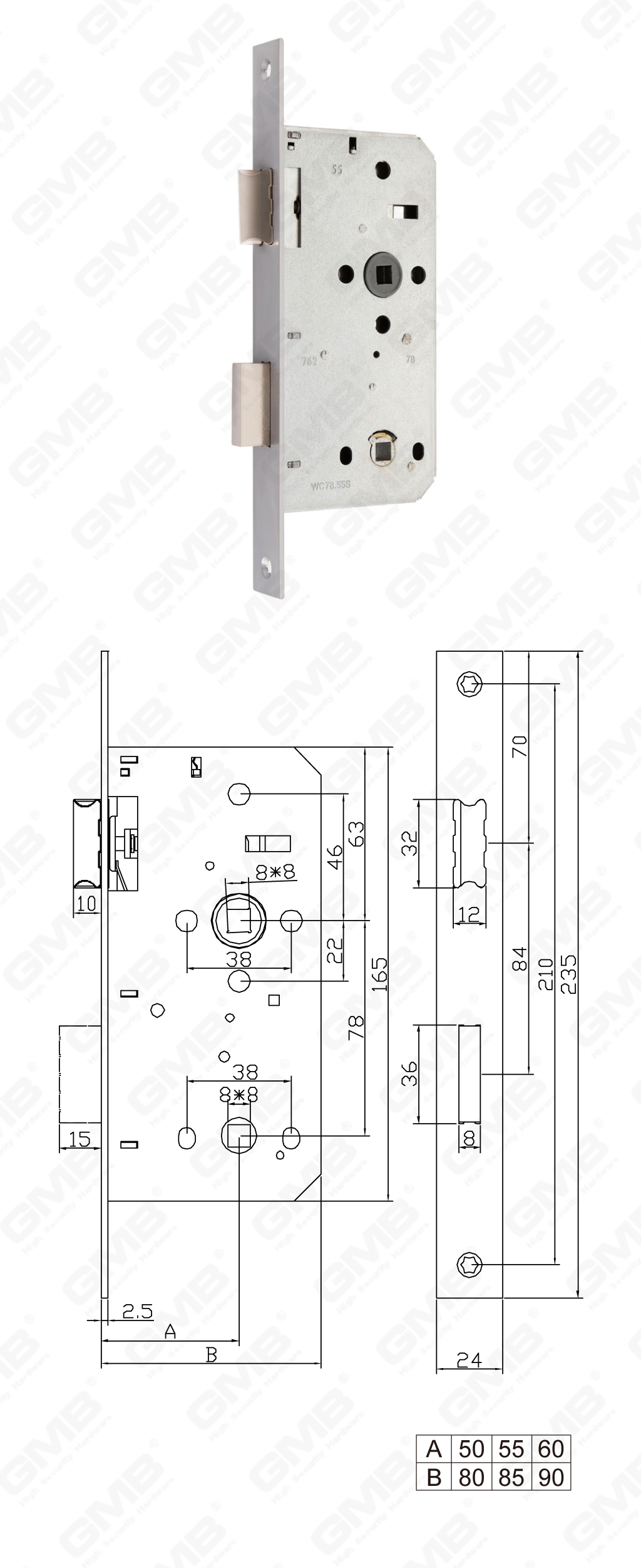 02 Bloqueo de mortaja 第二 部分 _WC78.50s-55s-60s-100