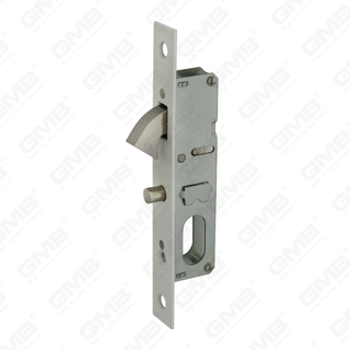 Cerradura de puerta embutida de alta seguridad, cerradura de gancho de zamak para puerta corredera, orificio de cilindro, cuerpo de cerradura (JH2002)