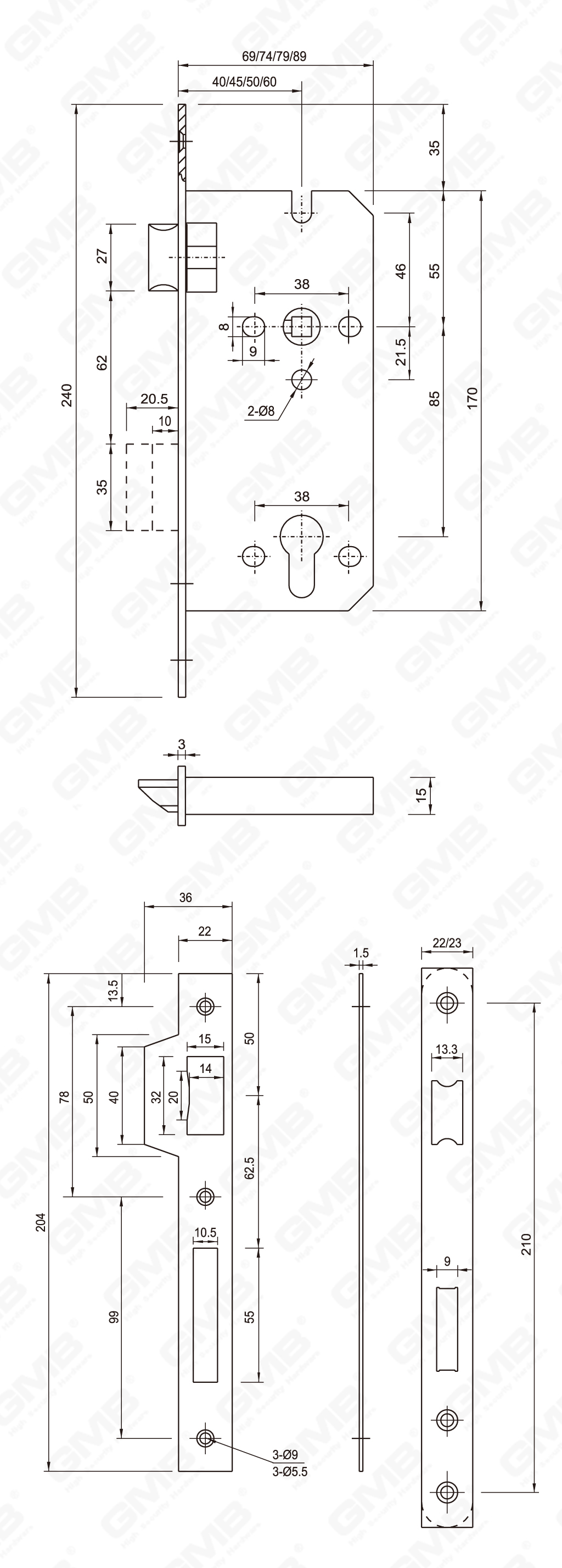 04 Lock_4085Z-54 de acero inoxidable_4085Z-54