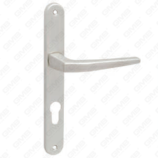 Tirador de puerta de aluminio oxigenado en la placa de la placa de la manija de la puerta (213D)