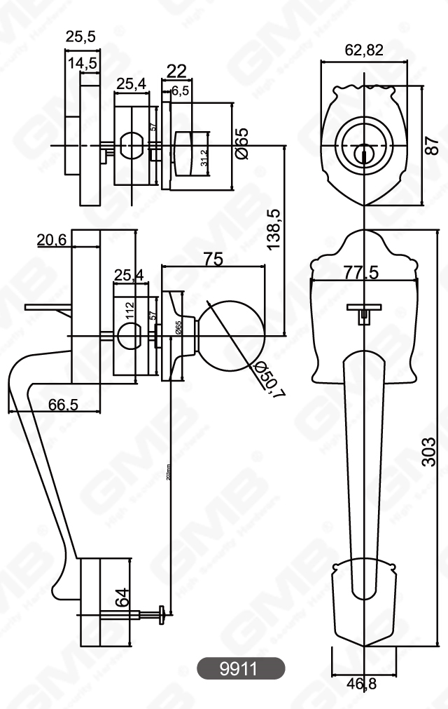 01 Serie de bloqueo de mango de agarre-04