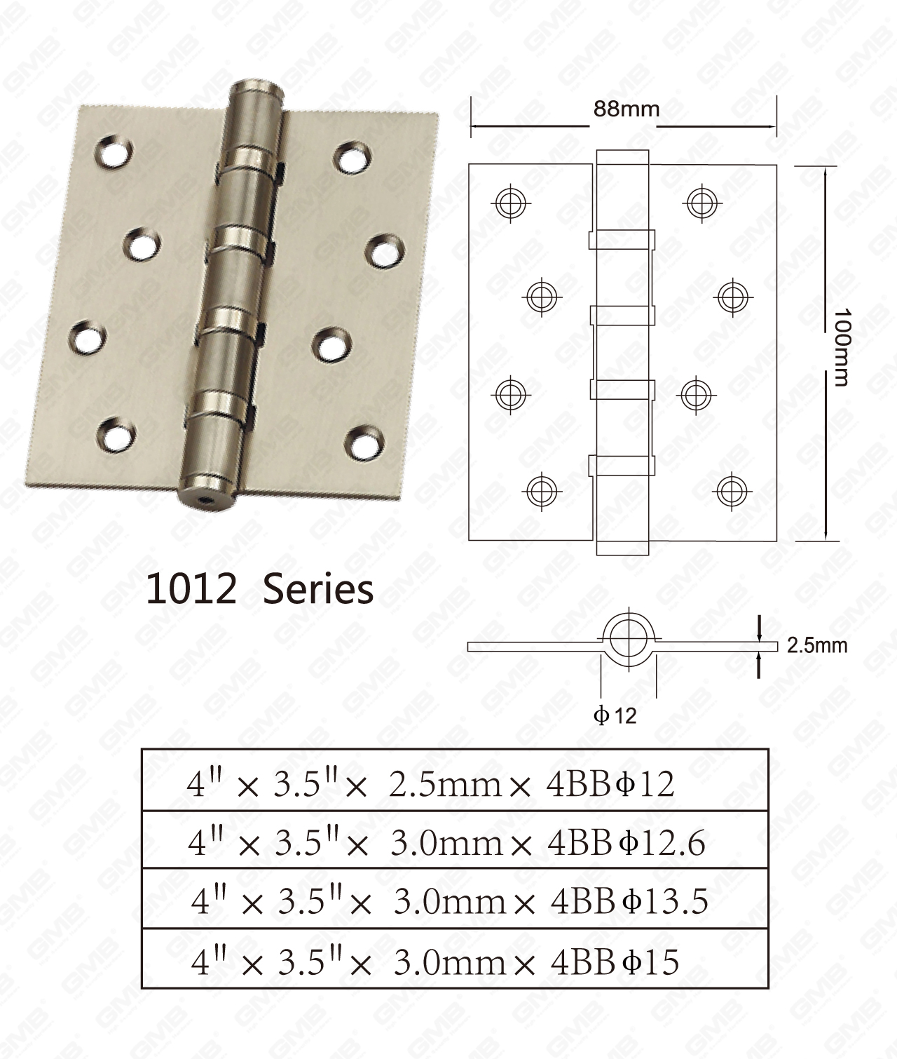 Acero Bisagra Serie_1012-26
