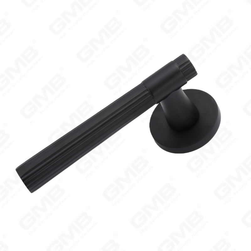 Nueva decoración moderna de la casa manija de puerta de aluminio en roseta redonda