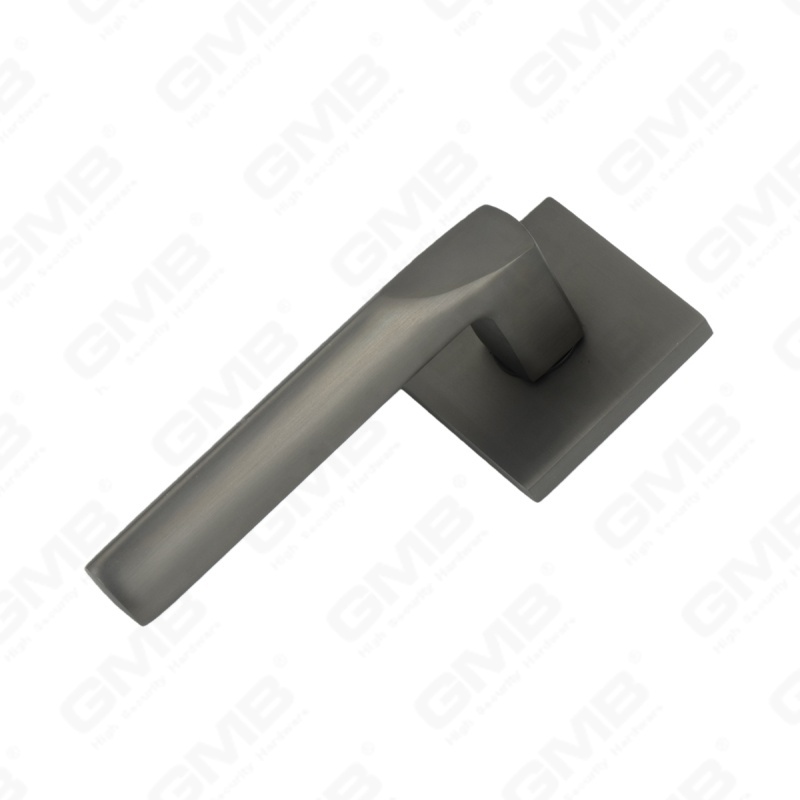 Nueva decoración moderna de la casa manija de puerta de aluminio en roseta redonda