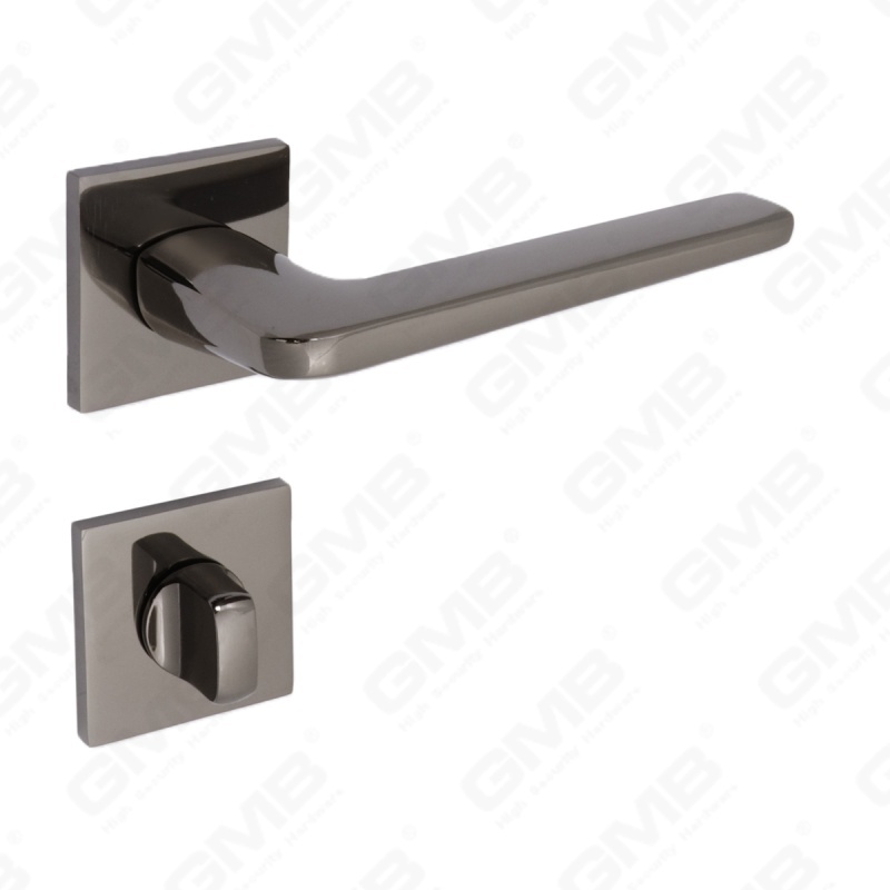 Nueva decoración moderna de la casa manija de puerta de aluminio en roseta redonda