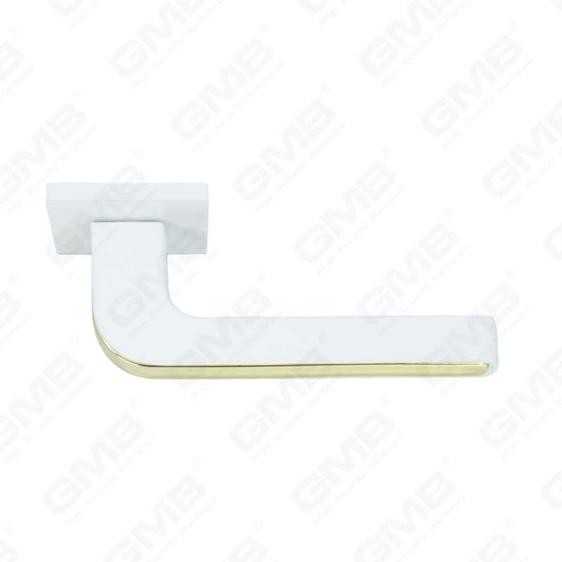 Nueva decoración moderna de la casa manija de puerta de aluminio en roseta redonda